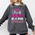 Super Proud Aunt Of 2025 Graduate Senior Graduation Family Comfort Colors Sweatshirt Pepper