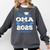 Super Proud OMA Of 2025 Graduate Senior Graduation Family Comfort Colors Sweatshirt Pepper