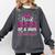 Super Proud Sister Of 2025 Graduate Senior Graduation Family Premium Tri-Blend Comfort Colors Sweatshirt Pepper