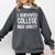 I Survived College Now What Graduate Graduation Humor Comfort Colors Sweatshirt Pepper