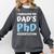 i Survived My Dad's Phd Dissertation College Graduation 2021 Comfort Colors Sweatshirt Pepper