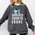 I Survived Fourth Grade Graduation Kids Owl Grad Comfort Colors Sweatshirt Pepper