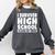 I Survived High School Class Of 2018 Graduation Comfort Colors Sweatshirt Pepper