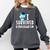 I Survived Kindergarten Graduation Kids Owl Grad Comfort Colors Sweatshirt Pepper