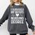 I Survived My Sister's Nursing Degree School Graduation Comfort Colors Sweatshirt Pepper