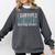 I Survived My Wife's Masters Degree Graduation Friends Comfort Colors Sweatshirt Pepper