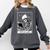 Tarot Card Shirt The Reader Tarot Skeleton Reading Book Comfort Colors Sweatshirt Pepper