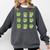 Teacher Reading Shamrock St Patrick’s Day Book Lover Kids Comfort Colors Sweatshirt Pepper