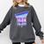 Temporal Trends Vaporwave Style Retro Nostalgia Look Comfort Colors Sweatshirt Pepper