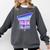 Temporal Trends Vaporwave Style Retro Nostalgia Look Premium Tri-Blend Comfort Colors Sweatshirt Pepper