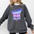 Temporal Trends Vaporwave Style Retro Nostalgia Look Comfort Colors Sweatshirt Pepper