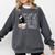 That's What I Do I Pet Cat I Read Books Tuxedo Cat Bookworm Comfort Colors Sweatshirt Pepper