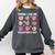Things I Do On Valentines's Day Book Lover Candy Heart Comfort Colors Sweatshirt Pepper