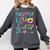 Tie Dye Happy Last Day Of School Graduation Teacher Student Comfort Colors Sweatshirt Pepper