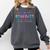 Tie Dye Homebody Mode All Day Ever Day Introvert Indoorsy Comfort Colors Sweatshirt Pepper