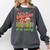 Tis The Season Book Reading Gingerbread Teacher Librarian Comfort Colors Sweatshirt Pepper
