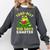 Toad-Ally 100 Days Smarter Frog Reading Book 100 School Day Comfort Colors Sweatshirt Pepper Toad-Ally 100 Days Smarter Frog Reading Book 100 School Day Comfort Colors Sweatshirt Pepper
