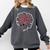 Historical College Graduation HBCU Grad Black Queen Comfort Colors Sweatshirt Pepper