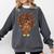 History Month Afro Book Lover Women Girls Librarian Comfort Colors Sweatshirt Pepper
