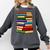History Month Educated Black Leaders Reading Books Comfort Colors Sweatshirt Pepper