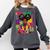 History Month Educated Black Women Girls Reading Book Comfort Colors Sweatshirt Pepper