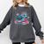 Turtle Bookworm Reading Book Bookworm Book Nerd Cute Graphic Comfort Colors Sweatshirt Pepper