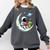 UFO Alien Astronaut Reading Book In Space Comfort Colors Sweatshirt Pepper UFO Alien Astronaut Reading Book In Space Comfort Colors Sweatshirt Pepper