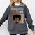 Unapologetically MSW-Ish Student Graduation Afro Comfort Colors Sweatshirt Pepper