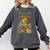 Unearth a Story Triceratops Dinosaur Reading Books Cute Dino Comfort Colors Sweatshirt Pepper
