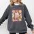 Valentine All Booked For Valentines Book Lovers Teacher Kids Comfort Colors Sweatshirt Pepper