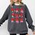 Valentines Day Librarian Heart Reading Book Women Men Kids Comfort Colors Sweatshirt Pepper