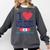 Vet Tech I Love Veterinary Technician Graduation Comfort Colors Sweatshirt Pepper