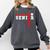 Volleyball Senior Night Volleyball Senior 2025 Graduation 5 Comfort Colors Sweatshirt Pepper
