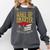 Wake Up Smarter Librarian Book Stack Premium Tri-Blend Comfort Colors Sweatshirt Pepper