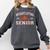 Weightlifting Senior 2024 Graduation Comfort Colors Sweatshirt Pepper