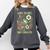 Weird Teachers Build Character Frog Reading Book Librarian Comfort Colors Sweatshirt Pepper