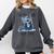 We'Re All Mad Here Cheshire Cat Alice Wonderland Book Kids Comfort Colors Sweatshirt Pepper