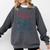 Western Book Love Cowboy Reader Bookish Bookworm Cowgirl Comfort Colors Sweatshirt Pepper