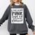 What's More Punk Than The Public Library Book Lover Comfort Colors Sweatshirt Pepper