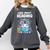 Wild About Reading Book Lover Hippo Comfort Colors Sweatshirt Pepper