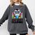 Wild About Reading Book Lover Penguin Comfort Colors Sweatshirt Pepper