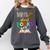 Wild About Reading Books Reader Bookworm Animals Book Lover Comfort Colors Sweatshirt Pepper