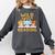 Wild About Reading Cute Animal Book Lover Kids Comfort Colors Sweatshirt Pepper