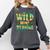 WILD ABOUT READING I Love Books Bookworm Library Day Comfort Colors Sweatshirt Pepper