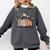 Wildflower Floral Book Just One More Chapter Comfort Colors Sweatshirt Pepper