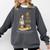 Wizard Of Oz Book Quote Scarecrow Dorothy Retro Drawing Comfort Colors Sweatshirt Pepper