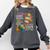 A Woman Cannot Survive On Books Alone She Also Needs Yarn Comfort Colors Sweatshirt Pepper