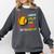 Women's Girls Softball Play Like A Girl Comic Book Pop Art Comfort Colors Sweatshirt Pepper