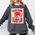Women's Read Your Heart Out Groovy Bookish Valentine Day Women Girls Comfort Colors Sweatshirt Pepper