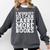 I Workout So I Can Carry More Books Lover Bookworm Gym Comfort Colors Sweatshirt Pepper